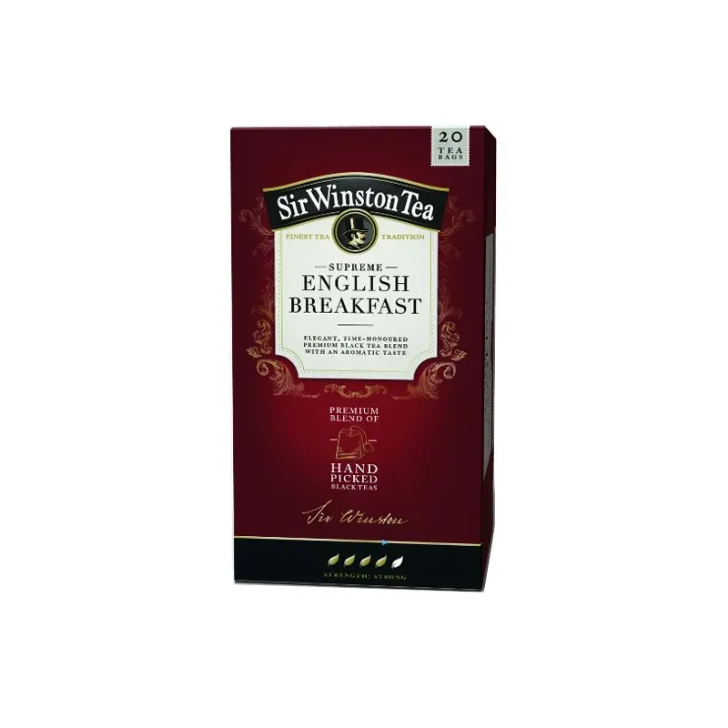 Sir Winston Tea English Breakfast 20 Bebidas