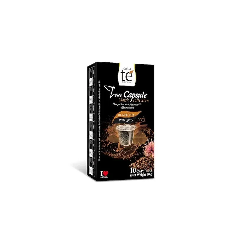 Black Tea Earl Grey 10 Cápsulas compatibles con Máquinas Nespresso®*