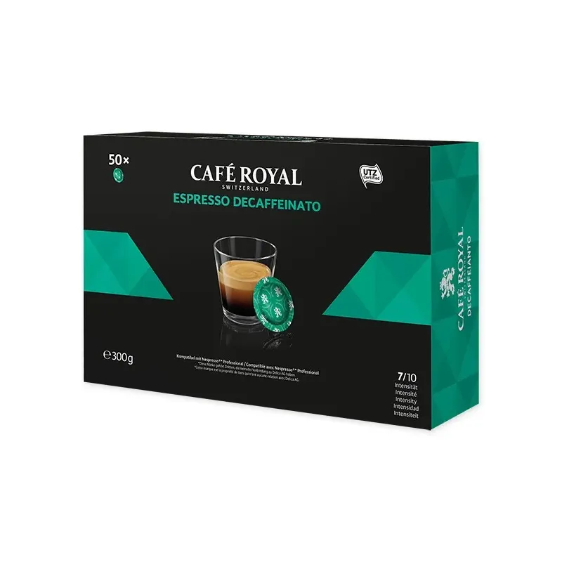 Royal Decaffeinato para el sistema Nespresso®* Professional**