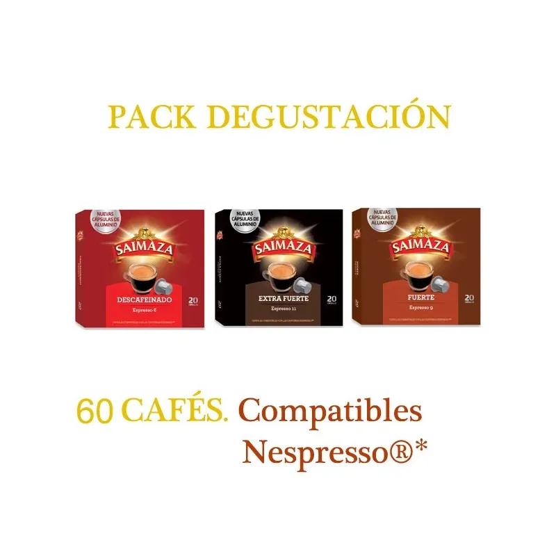 Pack Degustacion 3 Saimaza Nespresso®* Pack Degustacion 3 Saimaza Nespresso®*
