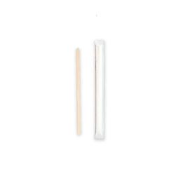 Agitador Madera Enfundado Individual 14 cms 1000 unidades