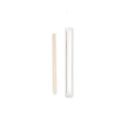 Agitador Madera Enfundado Individual 14 cms 1000 unidades