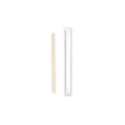 Agitador Madera Enfundado Individual 14 cms 500 unidades
