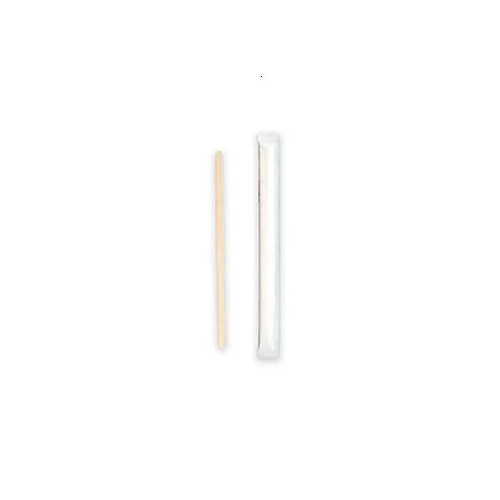 Agitador Madera Enfundado Individual 14 cms 500 unidades
