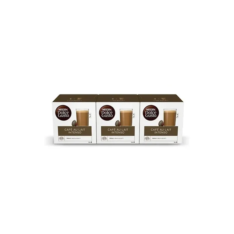 NESCAFÉ® Dolce Gusto® Café con Leche INTENSO x 3, 48 Cápsulas NESCAFÉ® Dolce Gusto® Café con Leche INTENSO x 3, 48 Cápsulas