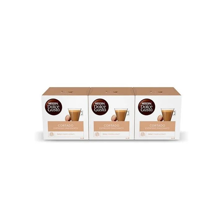 NESCAFÉ® Dolce Gusto® Cortado x 3, 48 Cápsulas