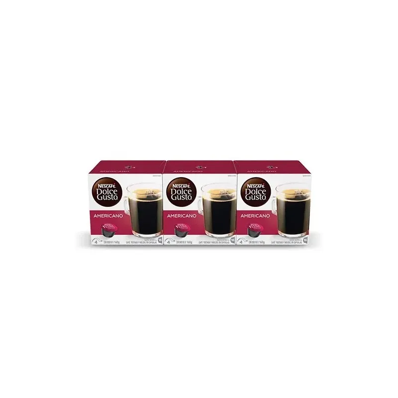 NESCAFÉ® Dolce Gusto® Americano x 3, 48 Cápsulas NESCAFÉ® Dolce Gusto® Americano x 3, 48 Cápsulas