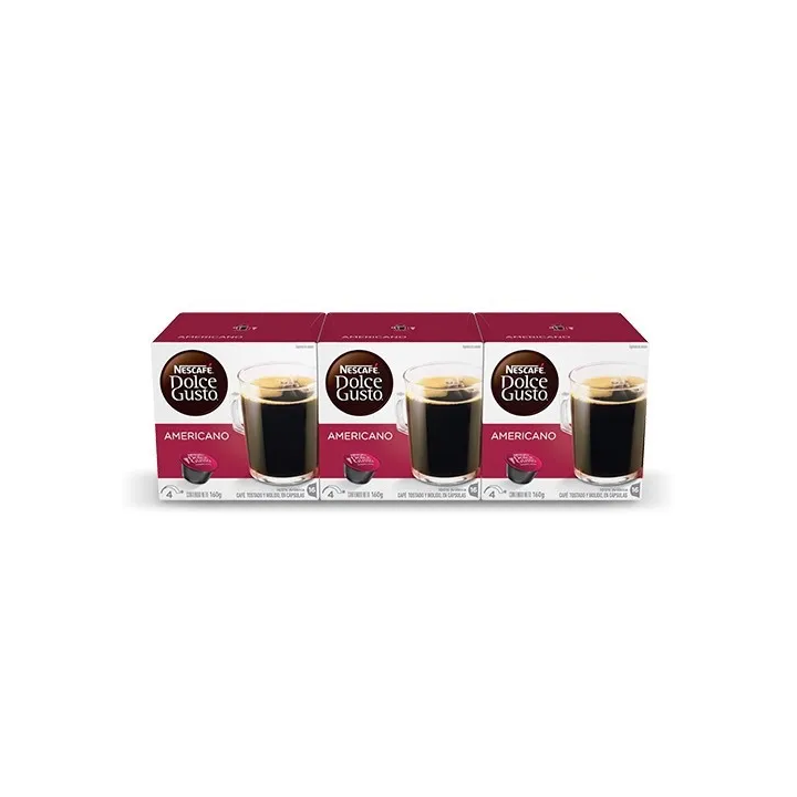 NESCAFÉ® Dolce Gusto® Americano x 3, 48 Cápsulas