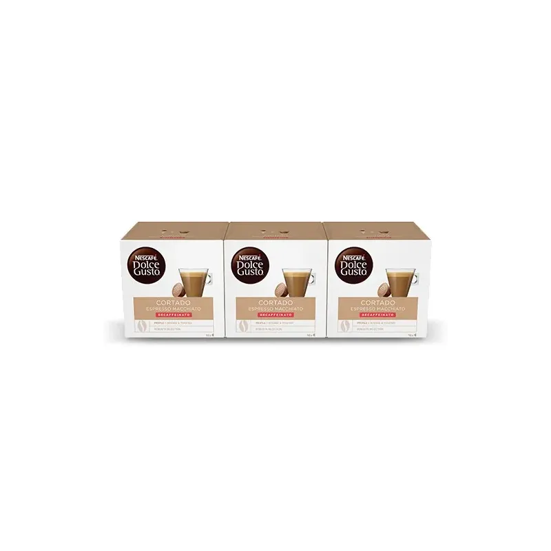 NESCAFÉ® Dolce Gusto®  Cortado Descafeinado 3 x 16, 48 Cápsulas