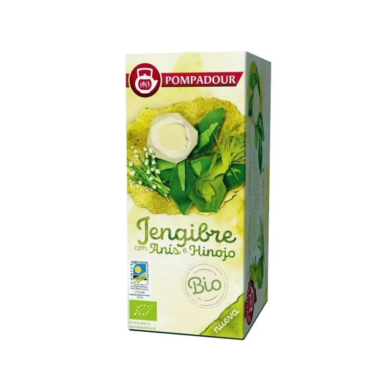 Jengibre con Anís e Hinojo BIO Pompadour