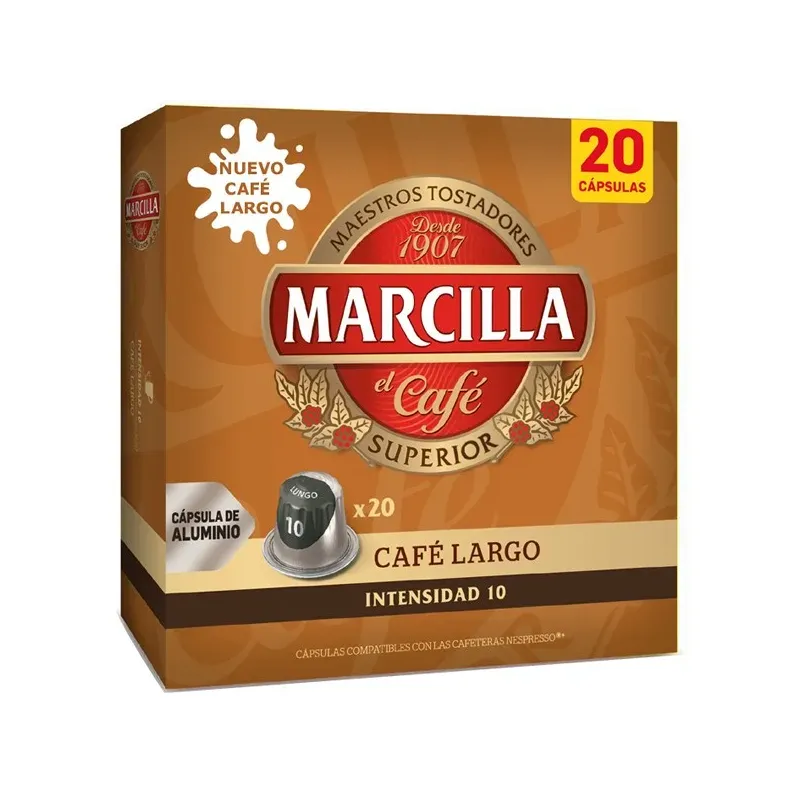 Marcilla Café Largo 20 Cápsulas Compatibles Nespresso®*