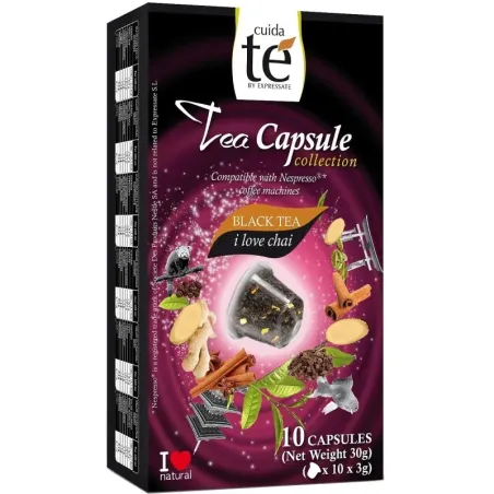 Té Negro i Love Chai 10 cápsulas compatibles Nespresso®