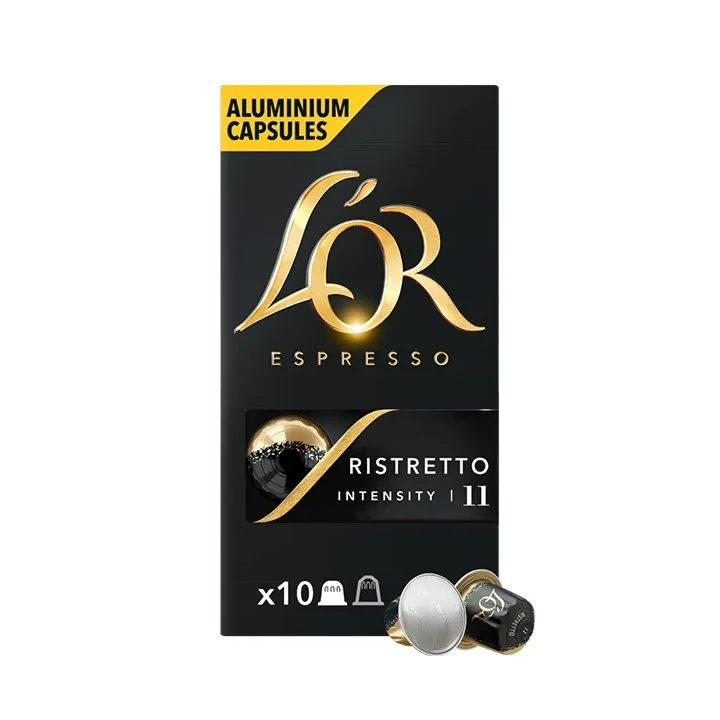 L'OR Espresso Ristretto compatibles Nespresso® 10 cápsulas