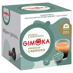 Gimoka Espresso Cremoso compatibles Dolce Gusto®* 30 Cápsulas