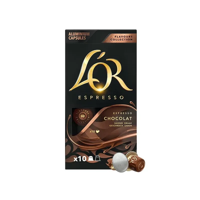 L'OR Espresso Chocolate compatibles Nespresso® 10 cápsulas
