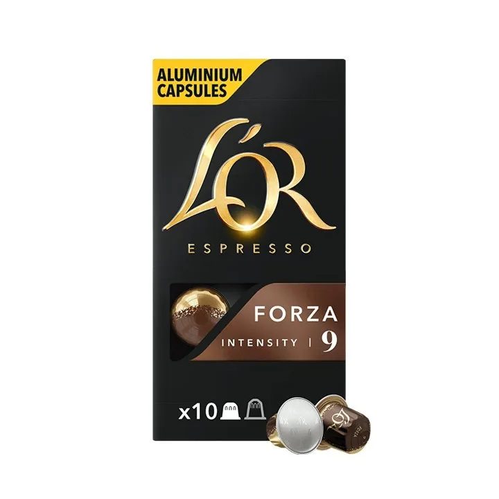 L'OR Espresso Forza compatibles Nespresso® 10 cápsulas