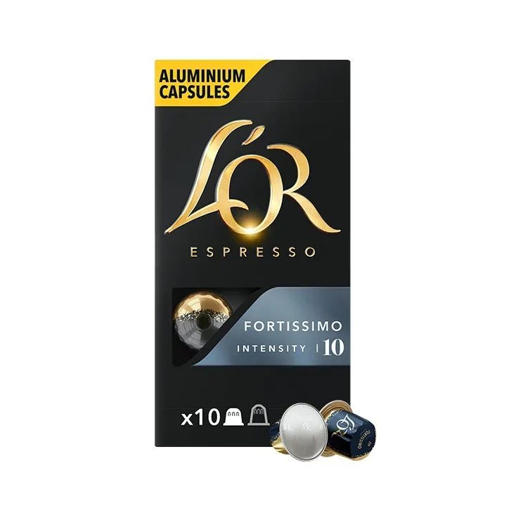 L'OR Espresso Fortissimo compatibles Nespresso® 10 cápsulas