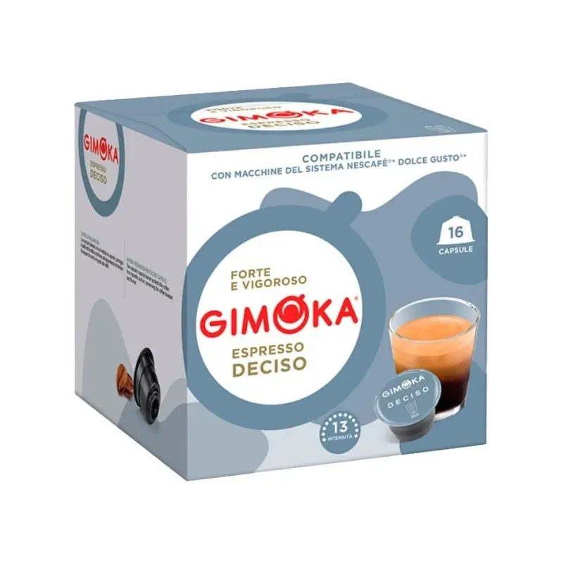 Gimoka Espresso Deciso compatibles Dolce Gusto® 16 Cápsulas