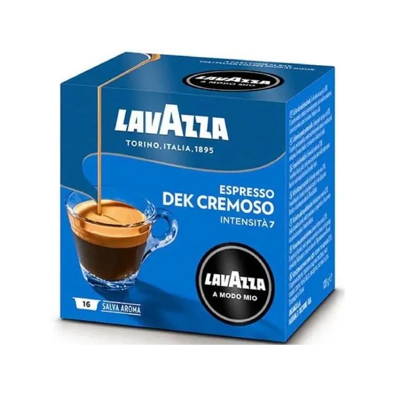 Lavazza A Modo Mio DEK CREMOSO 16 Cápsulas Lavazza A Modo Mio DEK CREMOSO 16 Cápsulas