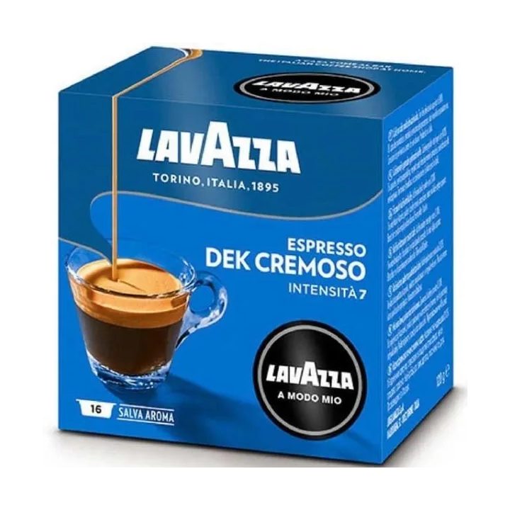 Lavazza A Modo Mio DEK CREMOSO 16 Cápsulas