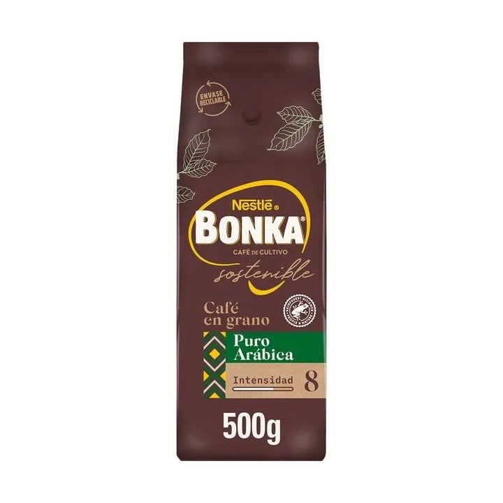 Café BONKA Puro Arábica en grano 500 g