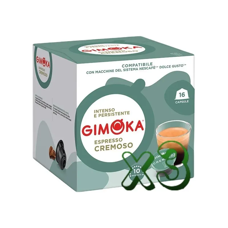 Gimoka Espresso Cremoso compatibles Dolce Gusto® 48 Cápsulas