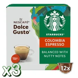 Colombia Starbucks 36 Cápsulas by NESCAFÉ® Dolce Gusto®