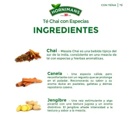 Hornimans Té Chai con Especias estuche 20 bolsitas