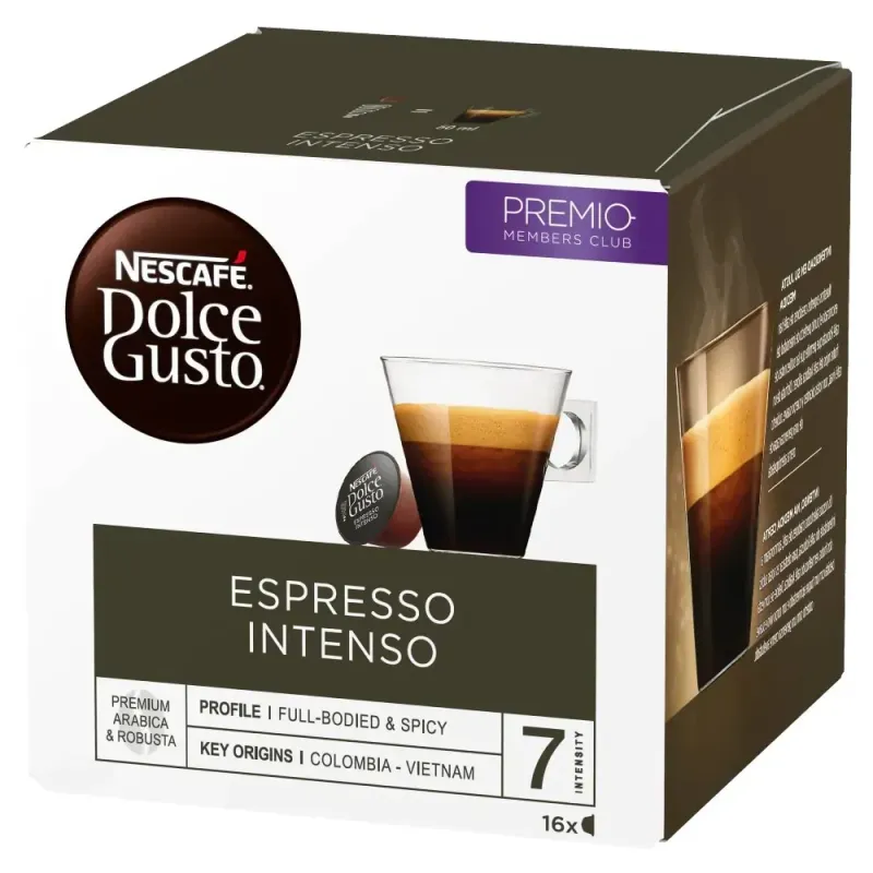 NESCAFÉ® Dolce Gusto® Espresso Intenso 16 Cápsulas NESCAFÉ® Dolce Gusto® Espresso Intenso 16 Cápsulas