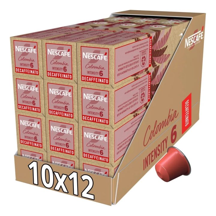 Nescafé Colombia Espresso Decaffeinato 120 cápsulas para sistema Nespresso®
