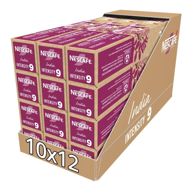 Nescafé India Espresso 120 cápsulas para sistema Nespresso® Nescafé India Espresso 120 cápsulas para sistema Nespresso®