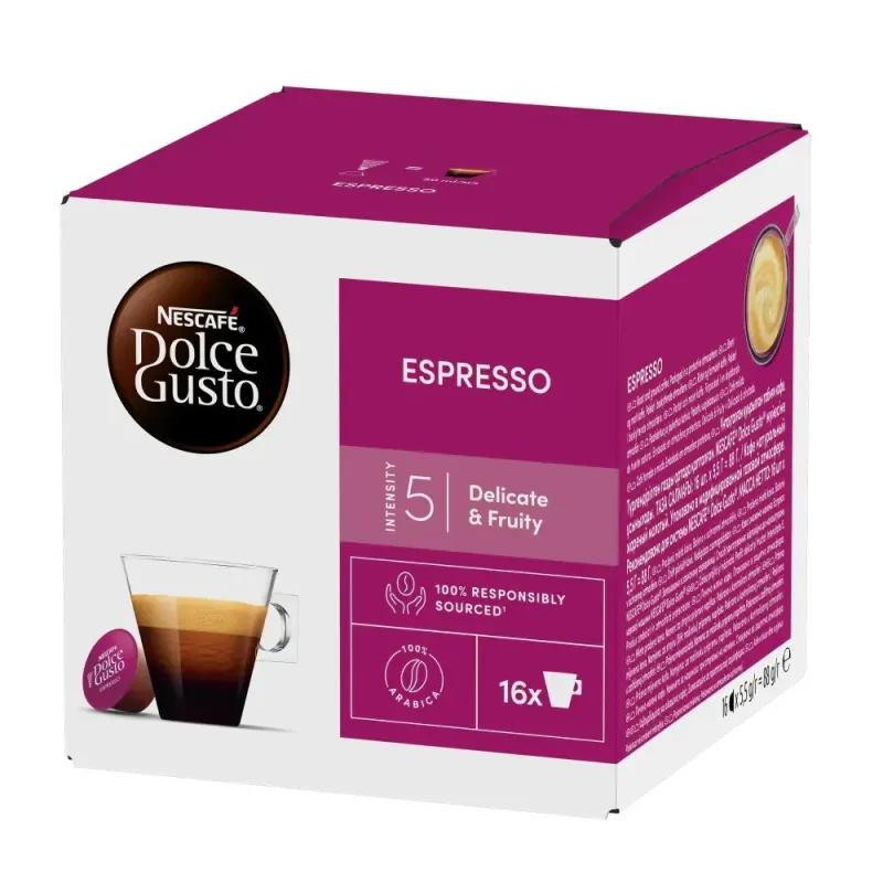 NESCAFÉ® Dolce Gusto® Espresso 16 Cápsulas NESCAFÉ® Dolce Gusto® Espresso 16 Cápsulas