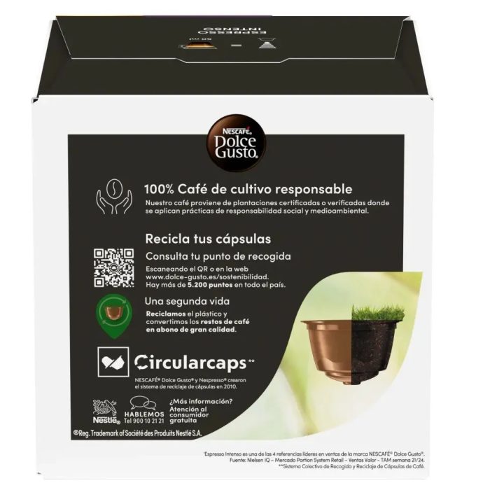 NESCAFÉ® Dolce Gusto® Espresso Intenso 16 Cápsulas