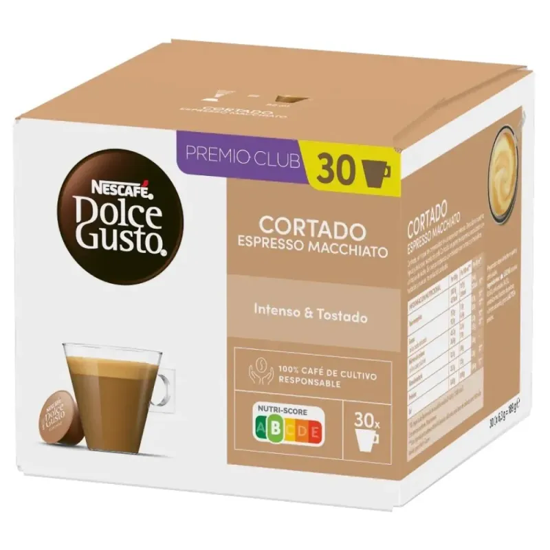 Nescafé Dolce Gusto Cortado 30 cápsulas Nescafé Dolce Gusto Cortado 30 cápsulas