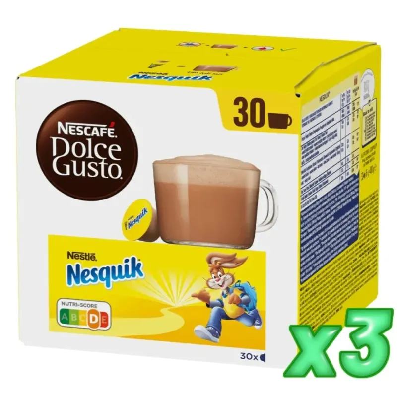 Nescafé Dolce Gusto Nesquik 90 cápsulas Nescafé Dolce Gusto Nesquik 90 cápsulas
