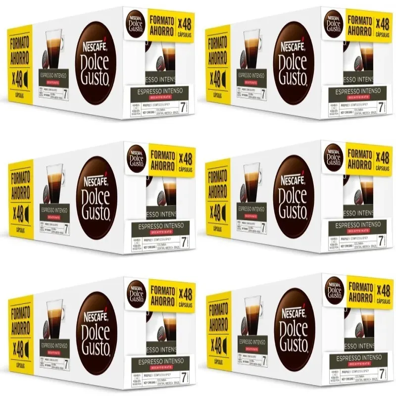 Pack 18 Dolce Gusto Intenso Descafeinado en Formato Ahorro Pack 18 Dolce Gusto Intenso Descafeinado en Formato Ahorro