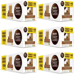 Pack 18 Dolce Gusto Café con Leche en Formato Ahorro