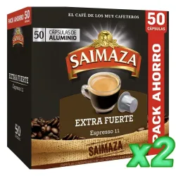 Saimaza Extra Fuerte Pack 100 Cápsulas Compatibles Nespresso®