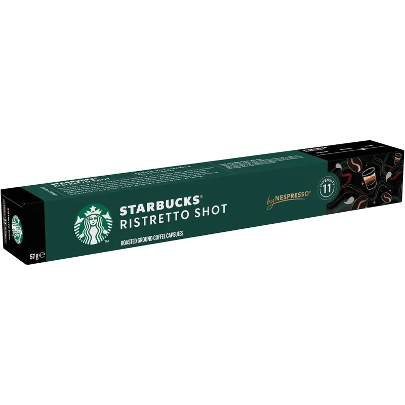 Ristretto Shot Starbucks by Nespresso® 10 cápsulas Ristretto Shot Starbucks by Nespresso® 10 cápsulas
