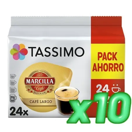 Lote 240 T-Disc Tassimo Marcilla Largo Ahorro
