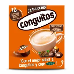 Cappuccino Conguitos Baqué 10 cápsulas compatibles Dolce Gusto