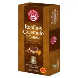 Rooibos Caramelo y Canela Pompadour 10 cápsulas compatibles Nespresso®