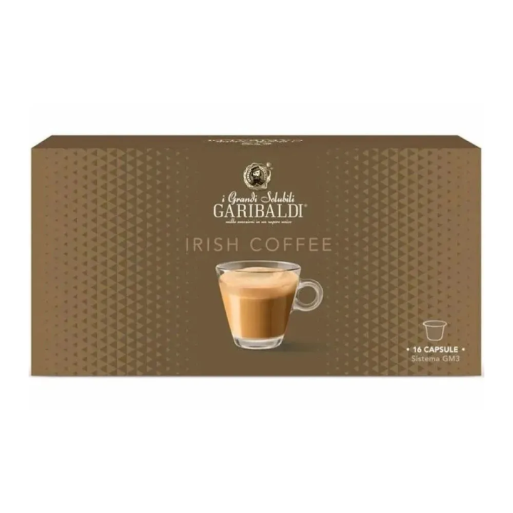 Garibaldi Irish Coffee 16 cápsulas compatible con el sistema GM3