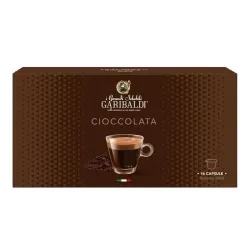 Garibaldi Cioccolata 16 cápsulas compatible con el sistema GM3