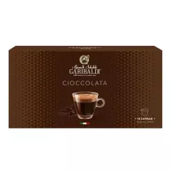 Garibaldi Cioccolata 16 cápsulas compatible con el sistema GM3