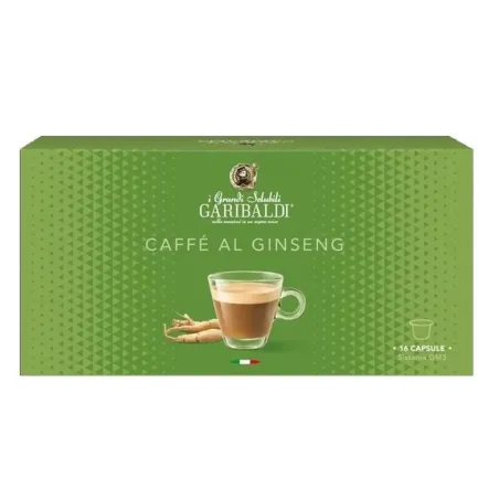 Garibaldi Caffé al Ginseng 16 cápsulas compatible con el sistema GM3