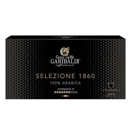 Garibaldi Selezione 1860 Arábica 16 cápsulas compatible con el sistema GM3