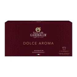 Garibaldi Dolce Aroma 16 cápsulas compatible con el sistema GM3