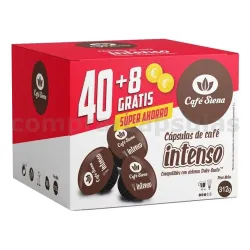 Café Siena Intenso 40+8 Cápsulas Compatibles Dolce Gusto®*