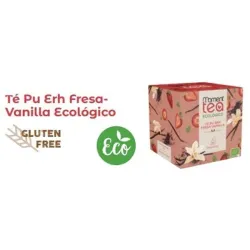 MOMENT TEA Infusión Té Pu Erh Fresa-Vainilla ECO 15 Piramides